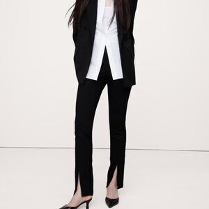 Split-Hem Skinny Everywhere Ponte Pant